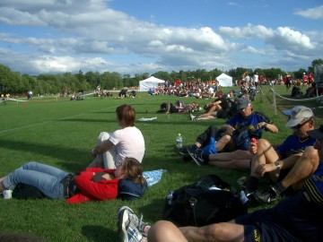 Friedliches Zuschauen