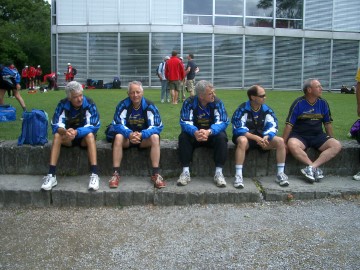 Warten aufs Aufwärmen