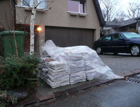 Frühzeitig sammeln bringt viel Papier