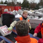 Viel Einsatz am Ladeband