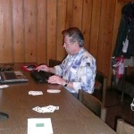 Der Arbeitsplatz wird eingerichtet